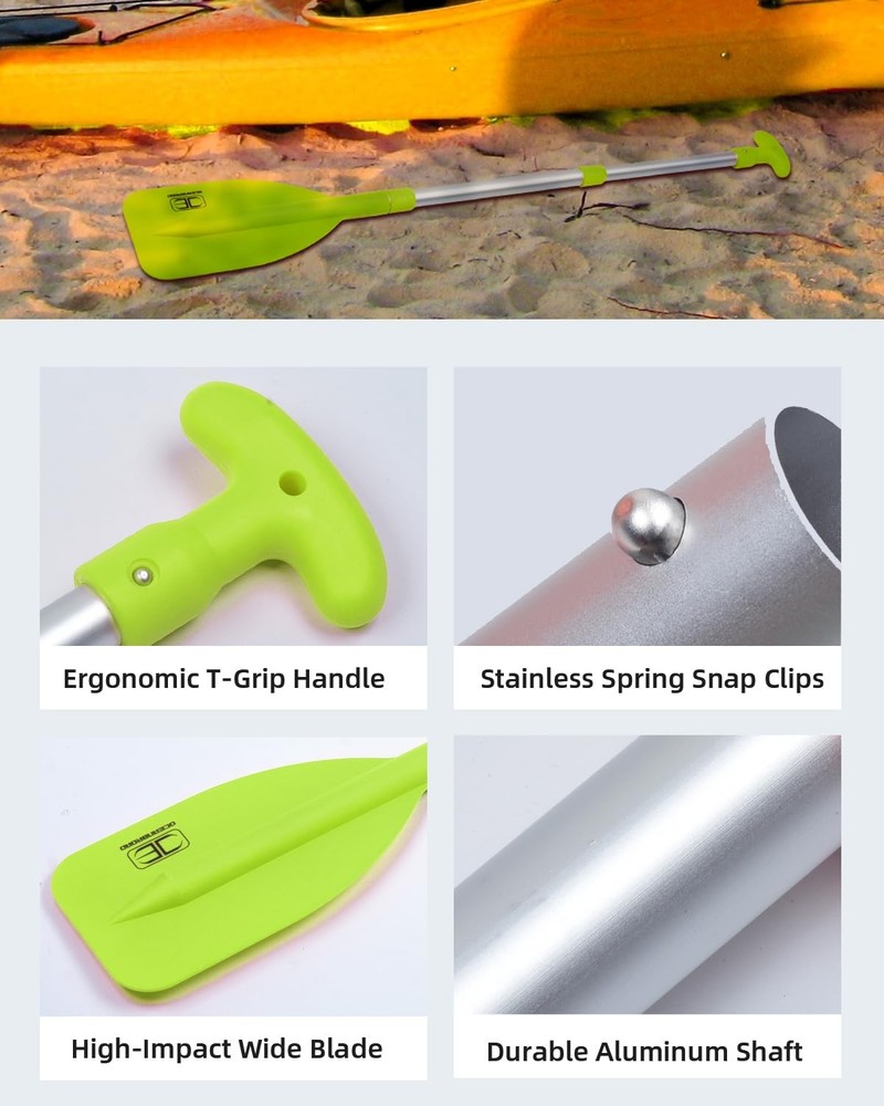 Telescoping Emergency Paddle 21''-42''（Assembling Required） Collapsible Paddl...