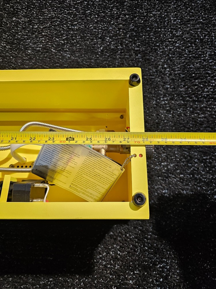 Ukiah TK-1015-LX Loom Propane Tabletop Fire Pit 28 in. W Steel Rectangular