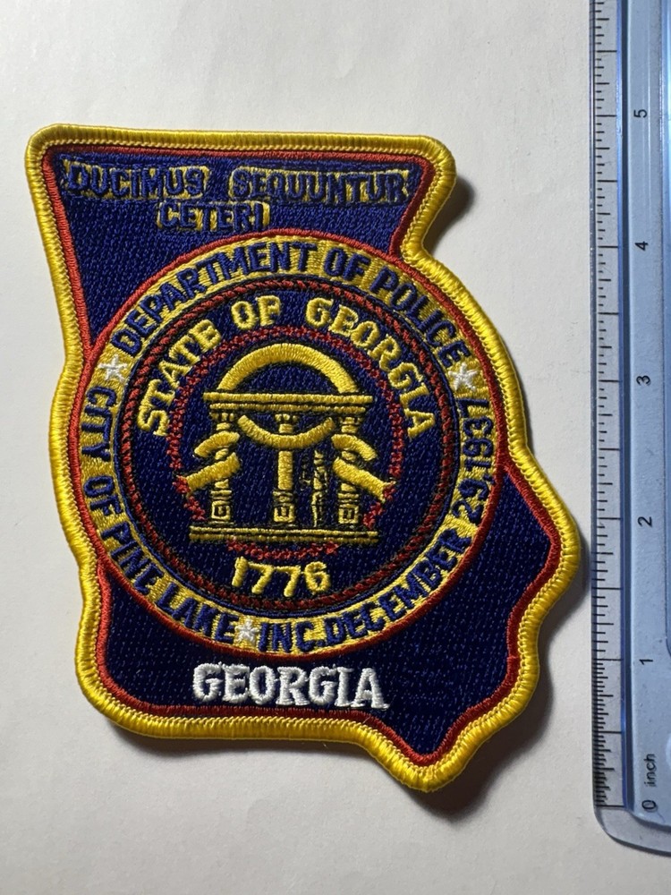 Pine Lake Georgia Police Patch