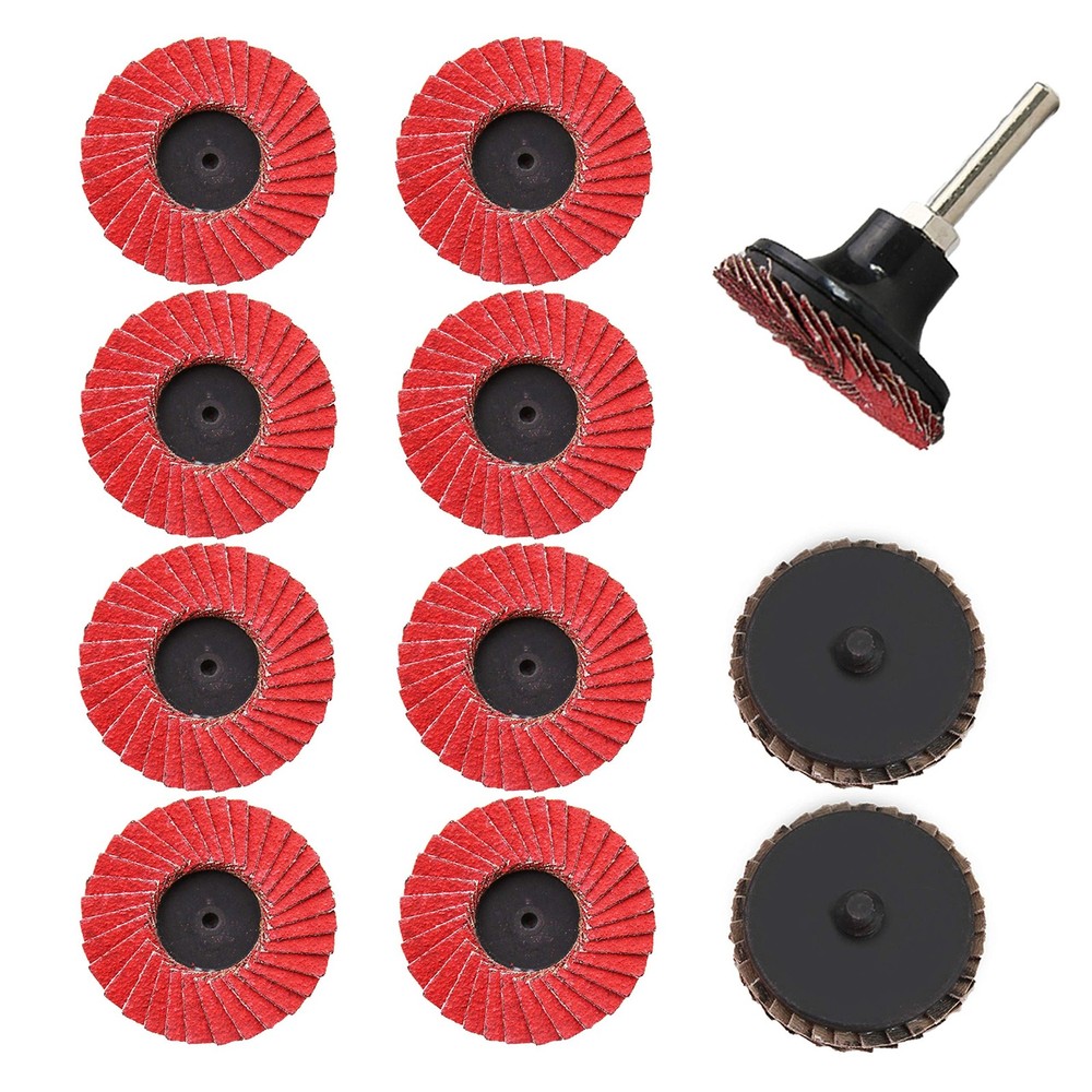2 Inch Flap Disc 80 Grit,Surface Conditioning Disc,Quick Change Connection,Ce...