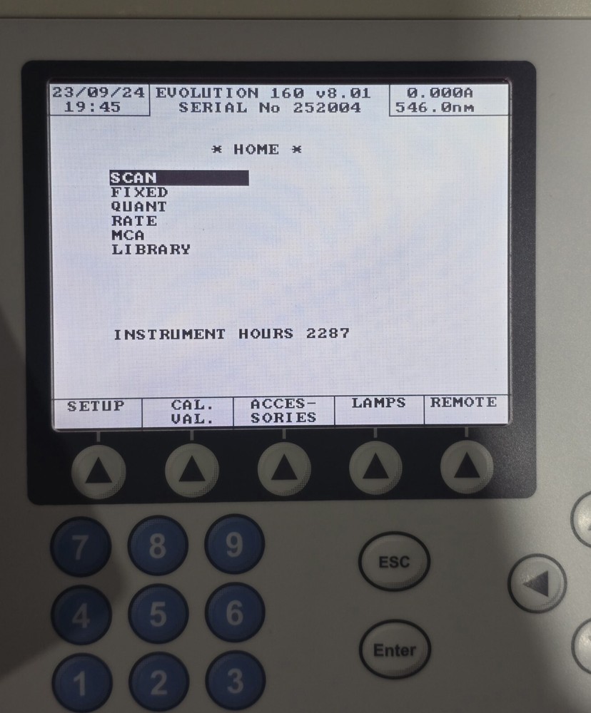 Thermo Evolution 160 UV/Vis Spectrophotometer