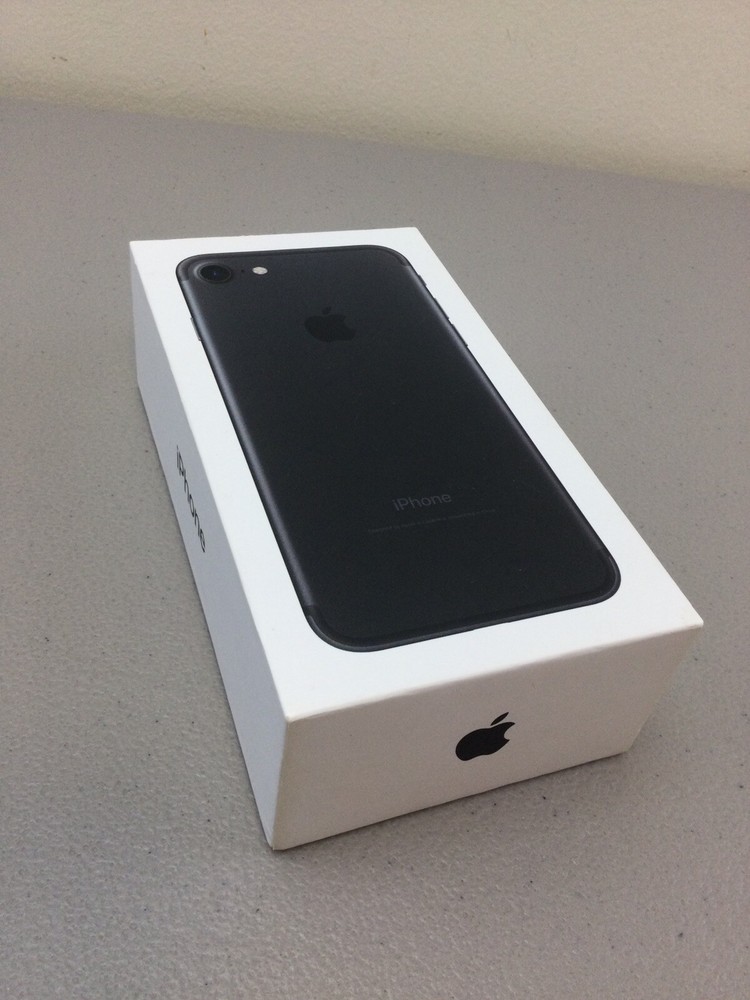 Original Apple iPhone 7- 2016 for Model Black 32 GB Empty Box Only