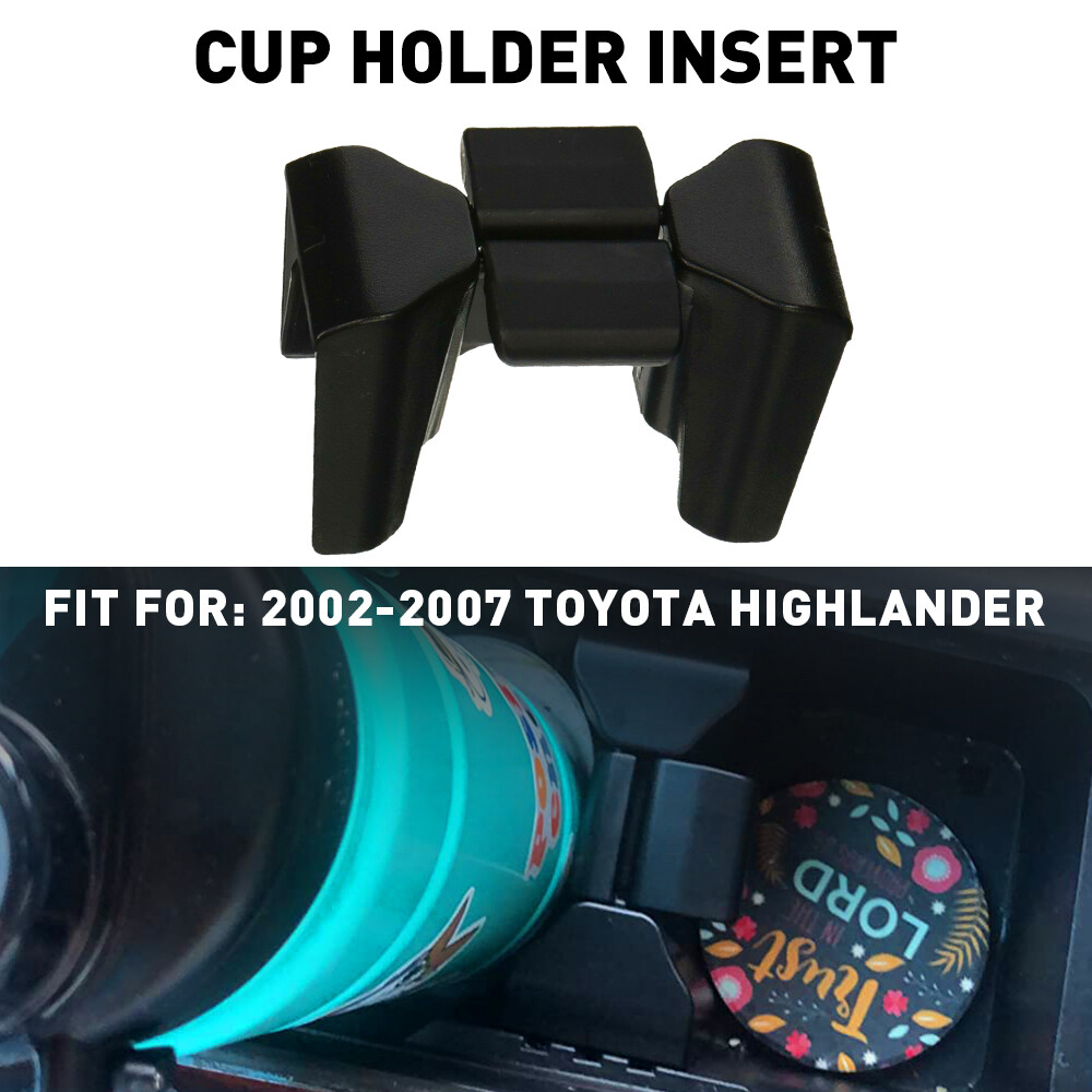 For 2002-2007 TOYOTA HIGHLANDER Center Console Cup Holder Insert Divider EOU