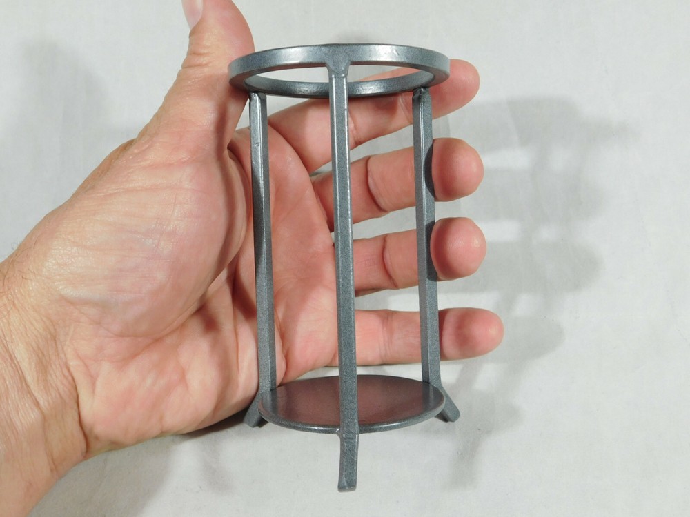 Sphere Display Stand Dark Silver Tall Medium Size