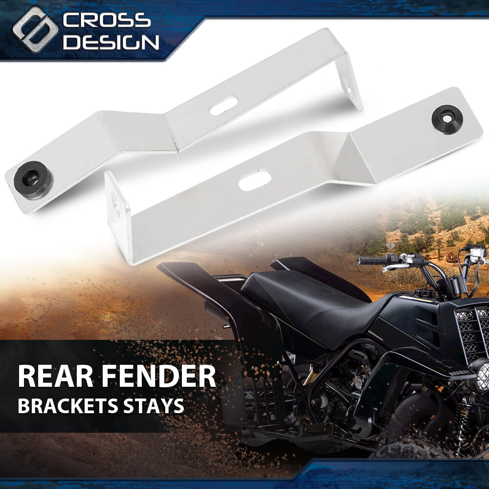 Fit For 1987-06 Yamaha Banshee 350 YFZ350 Billet Rear Fender Brace Brackets Pair