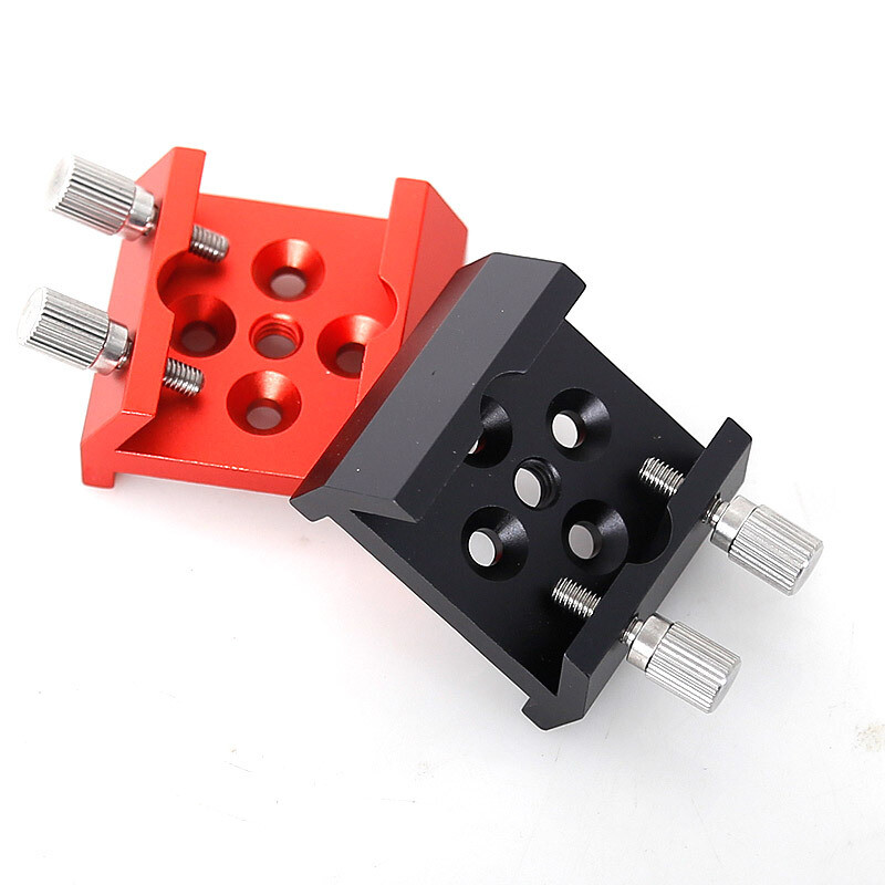 Finderscope Base Dovetail Clamp Flat Bottom Guide Scope Mount with 1/4 Thread