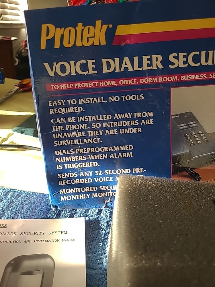 PROTEK VOICE DIALER SECURITY SYSTEM