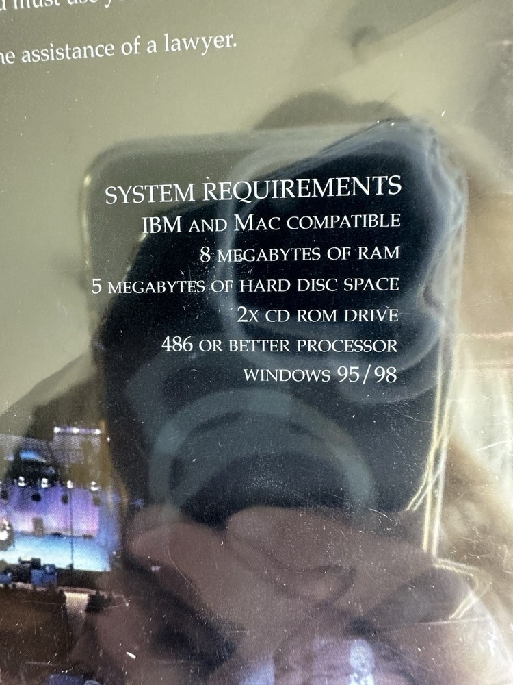 IBM &Mac Compatible Complete Legal Software CD