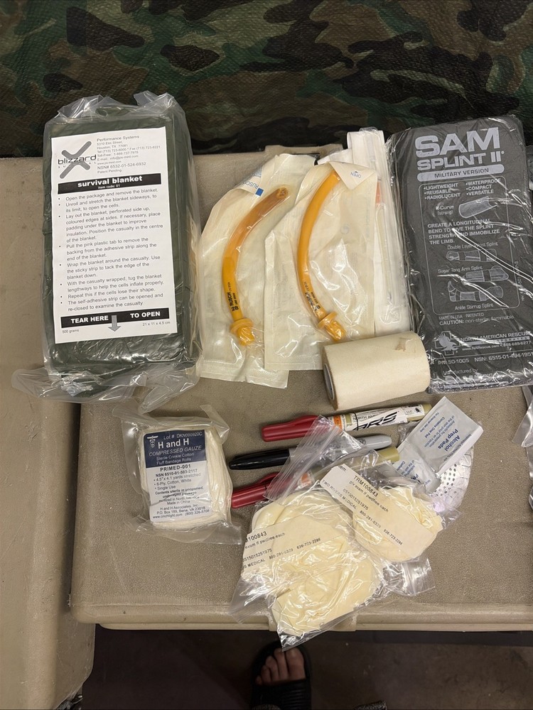 SKEDCO Combat Casevac SOF Mobility Kit Medic Bag w/ Supplies