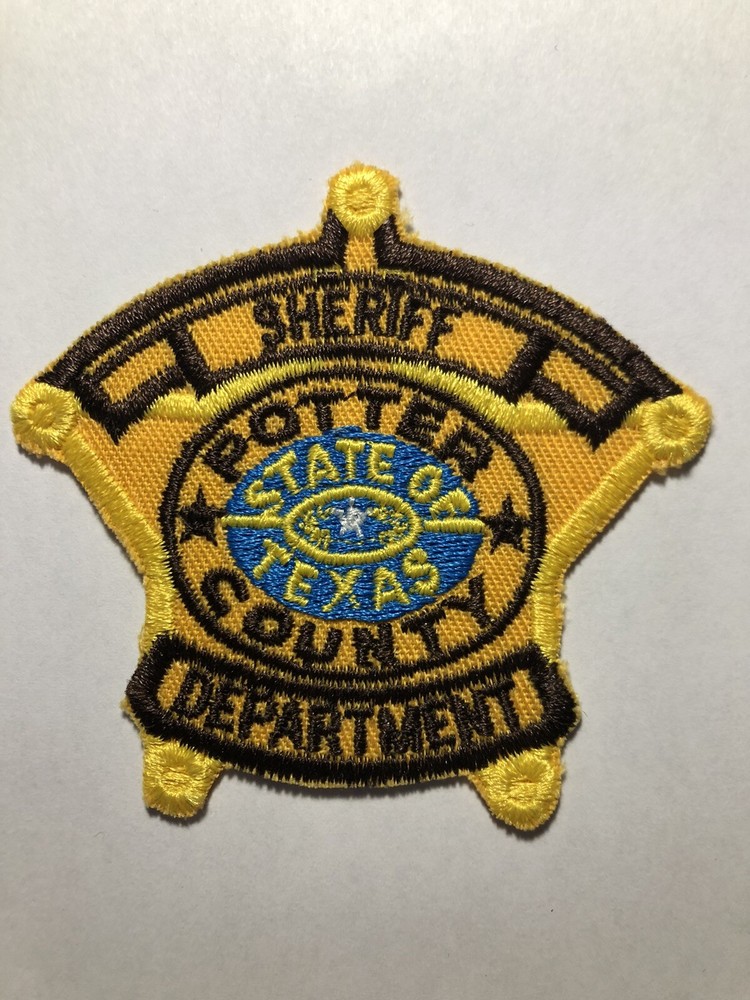 Potter County Texas Sheriff Patch ~ Style 1