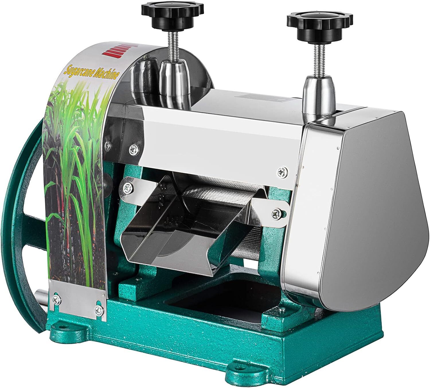 Commercial Manual Sugar Cane Juicer Press Sugarcane Extractor Stainless Steel