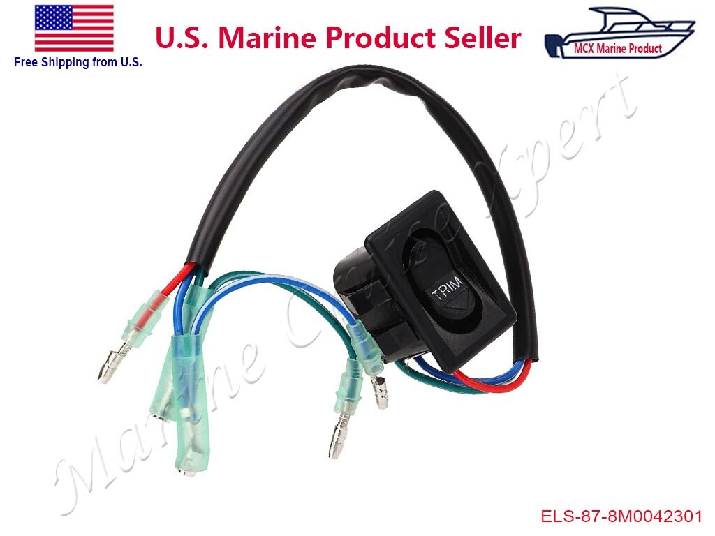 Mercury Marine Power Trim Tilt Switch 87-8M0042301 40HP-200HP Outboard