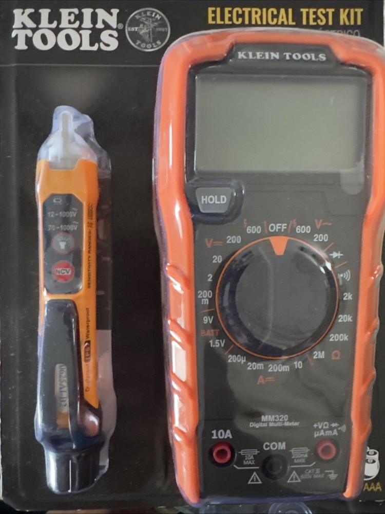 Klein Tools Electrical Test Kit. Digital Multimeter/Non-Contact Voltage Tester