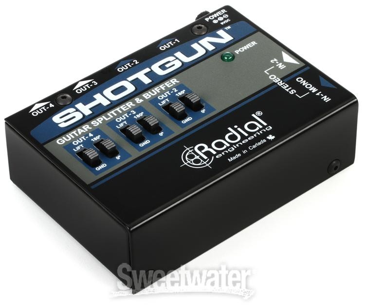 Radial Shotgun 4-channel Amp Driver