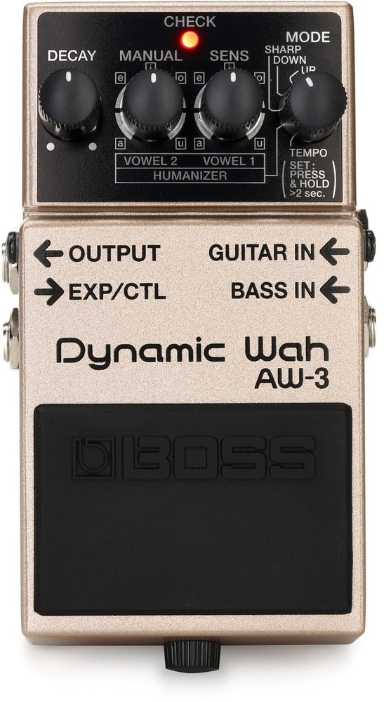 Boss AW-3 Dynamic Wah Pedal (5-pack) Bundle