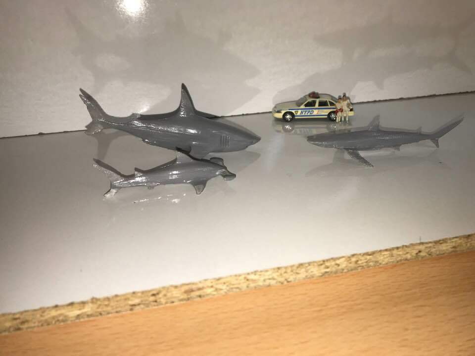Ho 1/87 Scale Shark Set (UNPAINTED)