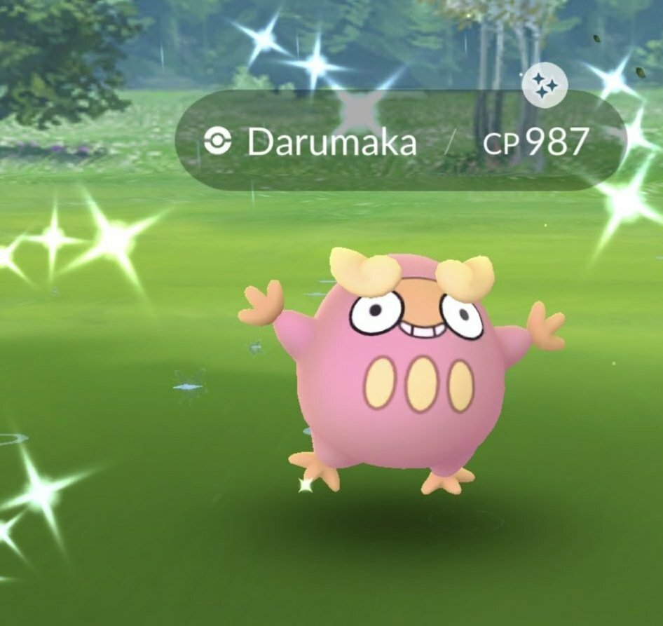 SHINY ✨ DARUMAKA!!! ✨ - PKMN GO!!! - NOT REGISTERED!!