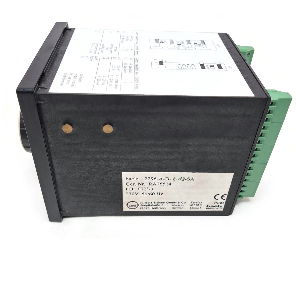 Baelz Celsitron Electronics Constant Temperature Controller. Type WBS 2296