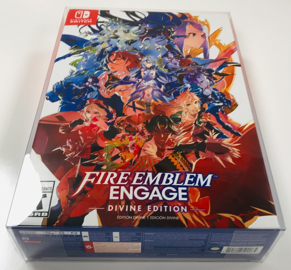 2x Protector Box For Nintendo Switch. NTSC FIRE EMBLEM ENGAGE: DIVINE EDITION.