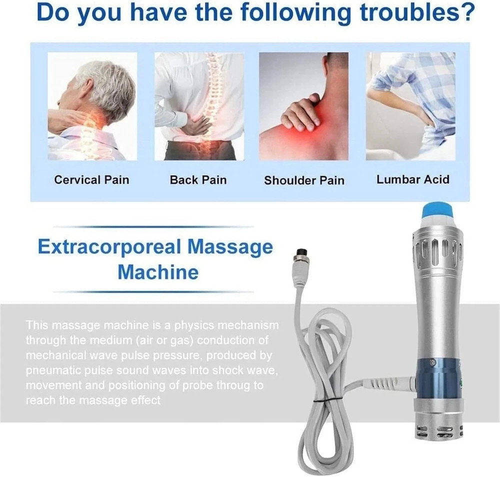 ED Shockwave Therapy Machine For Erectile Dysfunction Pain Relief Body Massager