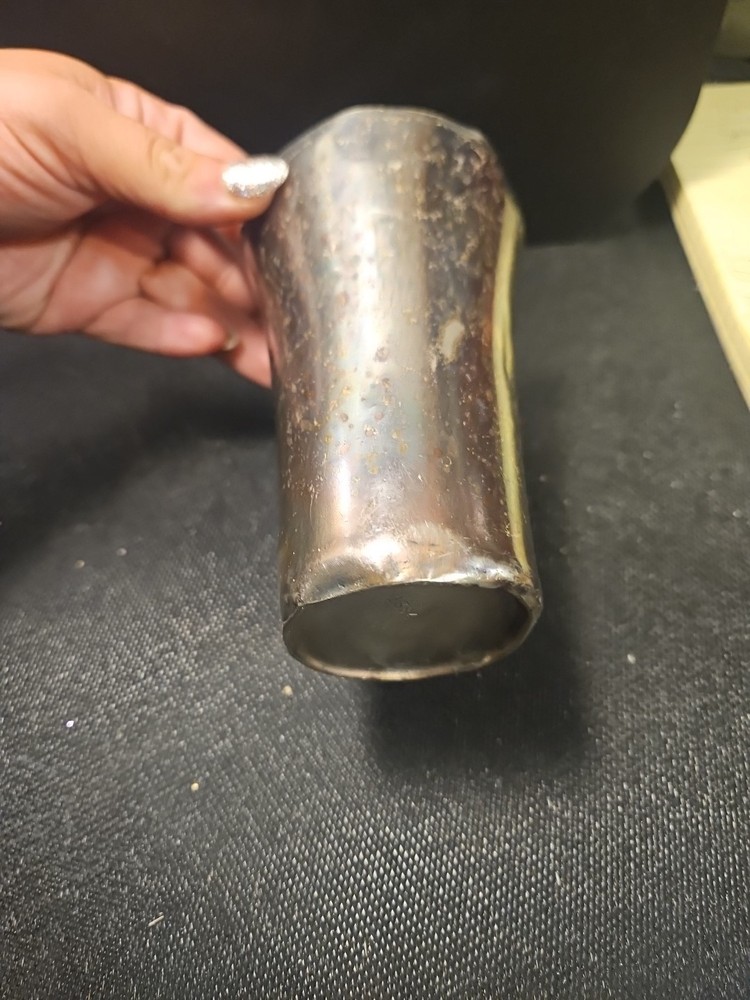 Antique Benedict Indestructo Sheffield 1918 Nickel Silver Mug Cup #1384