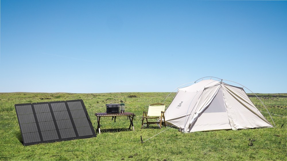 EcoFlow 110W Portable Solar Panel Foldable with Carry Case Certified Refurbished