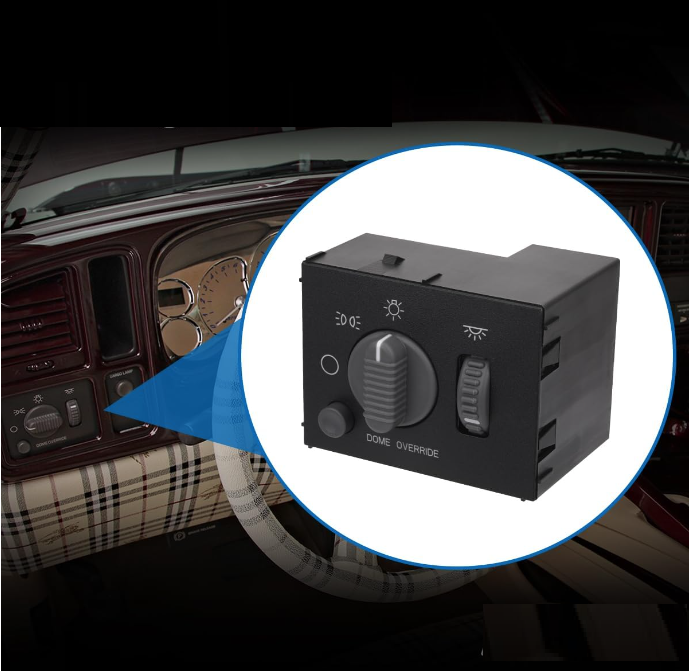 Headlight Dimmer Headlamp Switch Button for 1999-2002 Chevy Silverado GMC Sierra