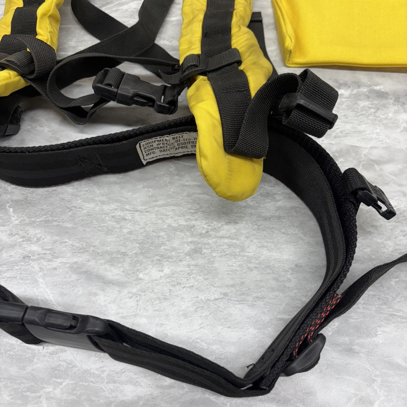 VTG US Forest Service Supply FSS Firefighter Harness, Belt, (2)Canteen Pouches