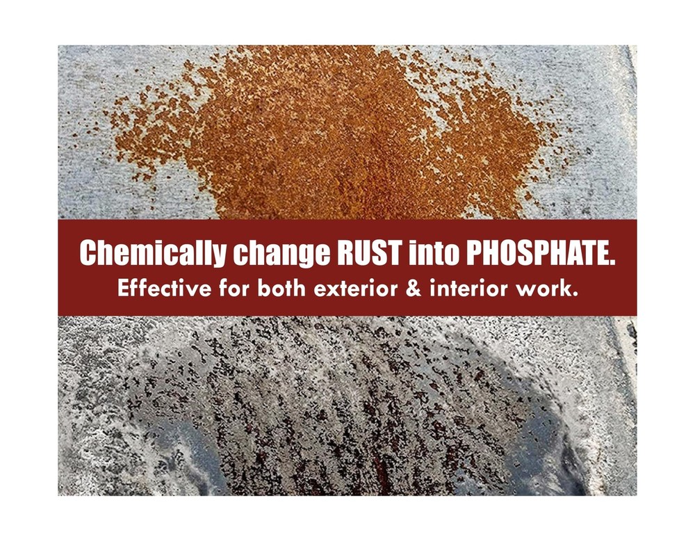 Rust Kutter- Gallon - Stops Rust and Converts Rust Spots to Leave a Primed Su...