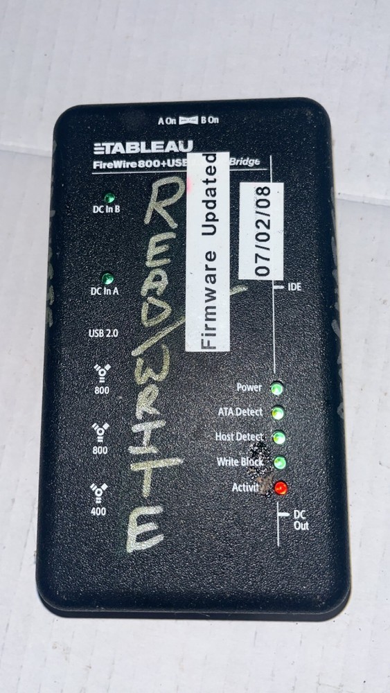 tableau ultrablock ide bridge firewire800 +usb 2.0