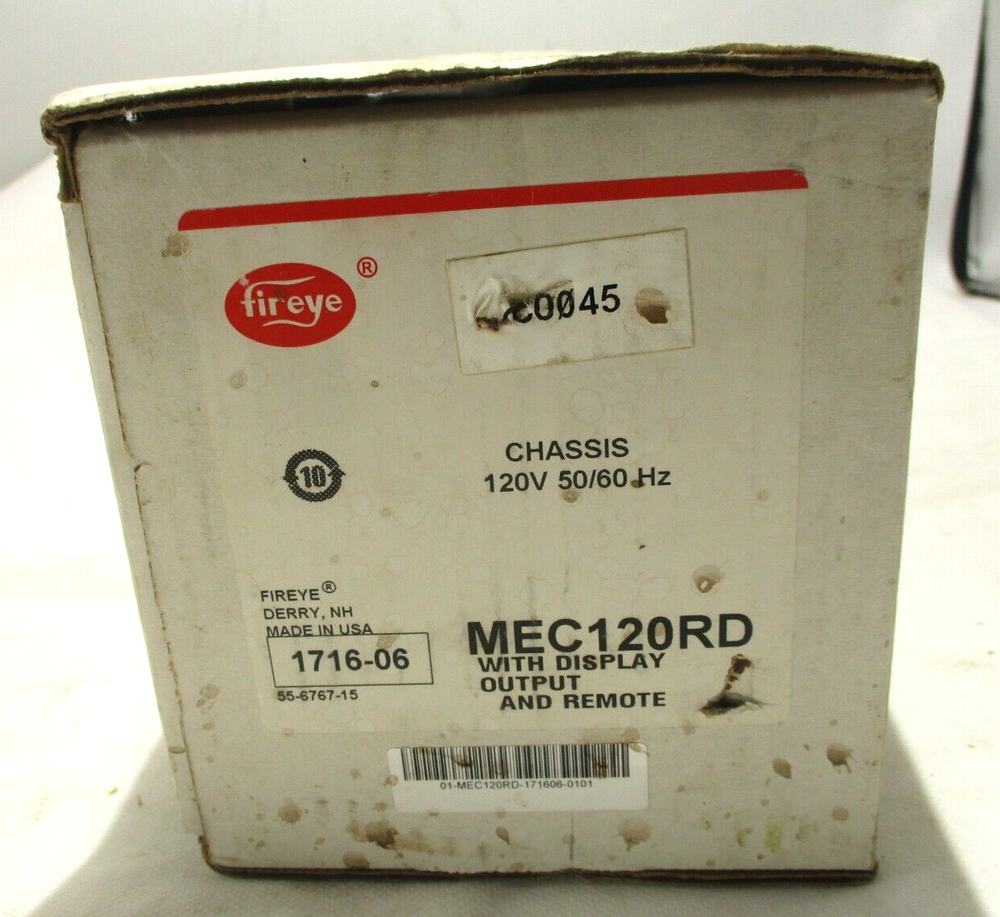 NEW FIREYE MEC120RD MICROM CONTROL MODULE W/ DISPLAY OUTPUT & REMOTE RESET