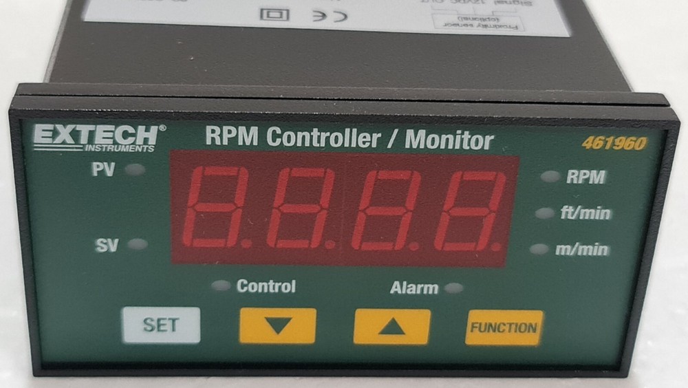 EXTECH 461960 RPM CONTROLLER/MONITOR