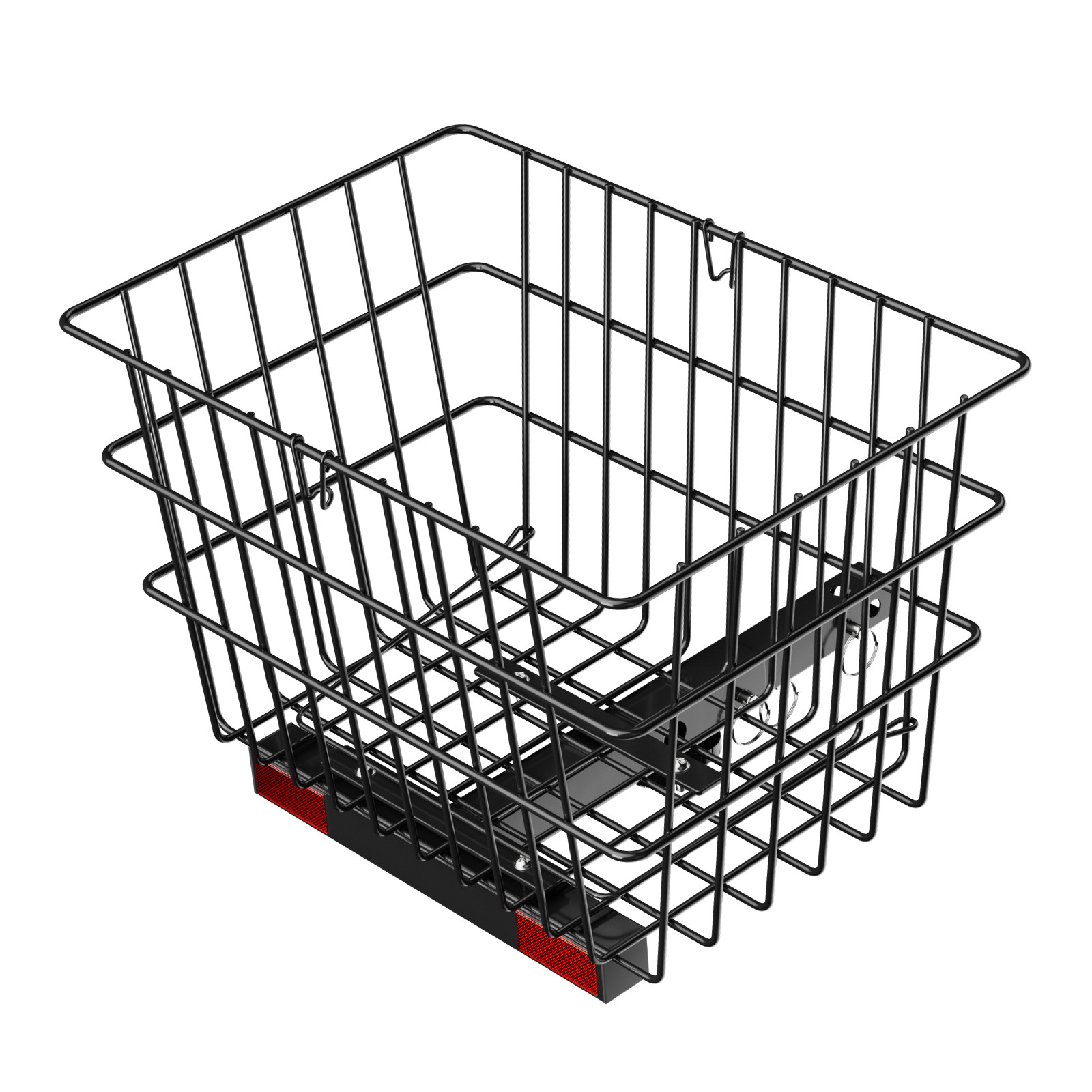 Scooter Rear Basket Heavy Duty Mobility Basket with Handle 1 in Receiver