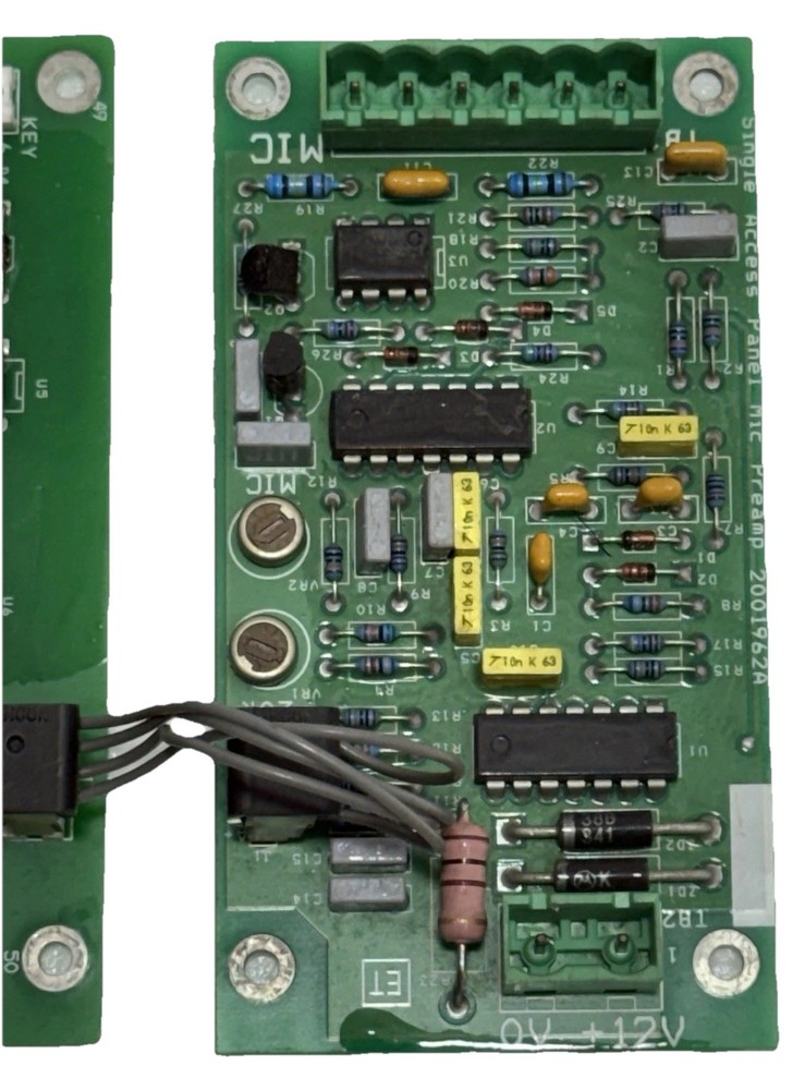 Single Access Panel Keypad Single Access Panel Mic Preamp 2001962A