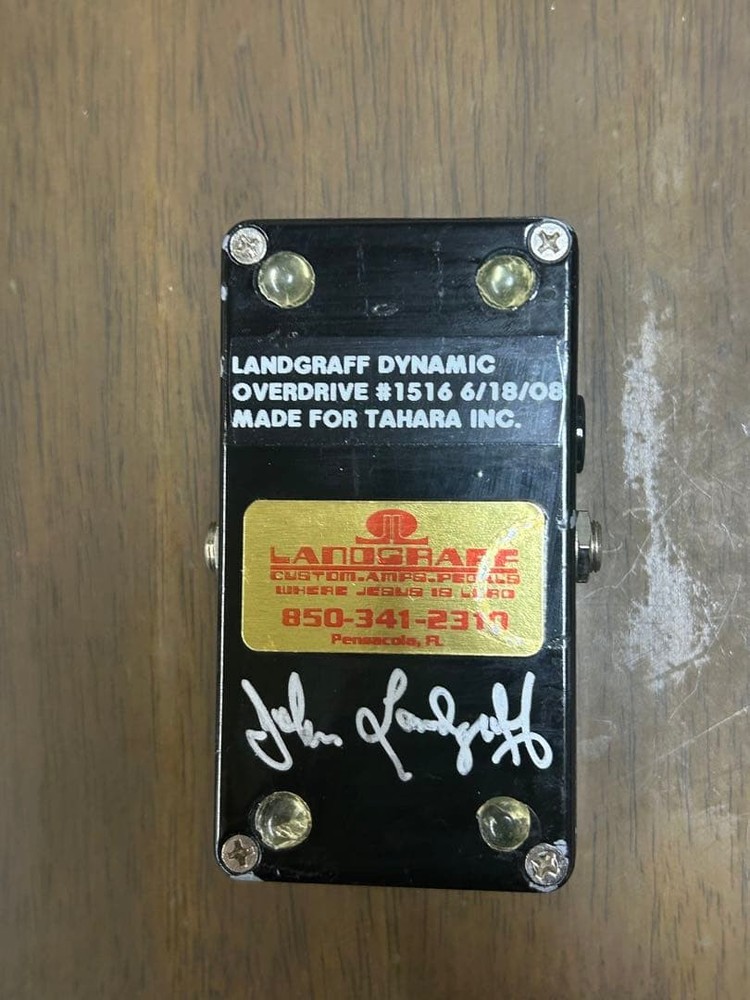 Landgraff Dynamic Overdrive Guitar Effects Pedal Multicolor
