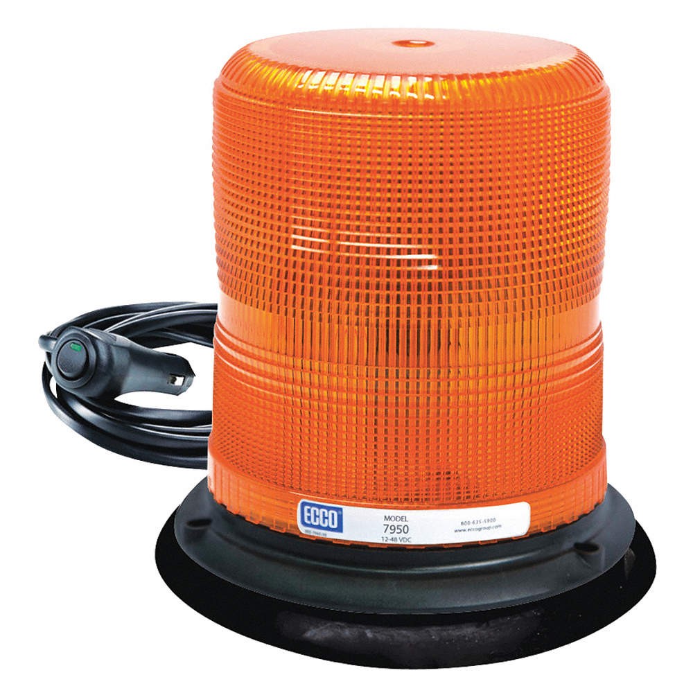 ECCO 7950A-VM Beacon Light,Amber,Flashing 406A90