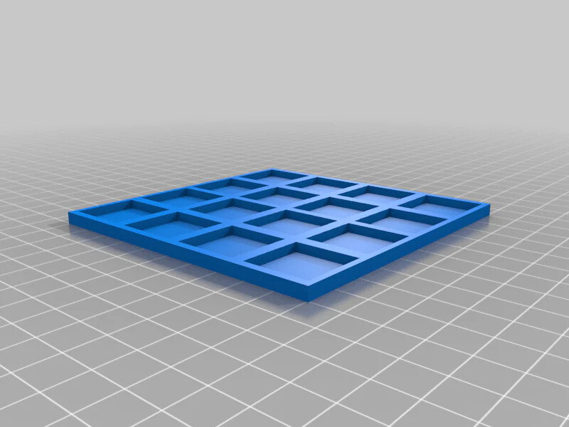 20mm Square To 25mm Square Base Conversion Movement Trays - old world compatible