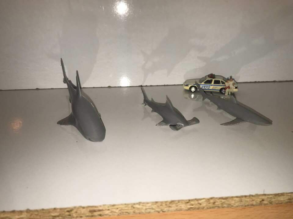 Ho 1/87 Scale Shark Set (UNPAINTED)