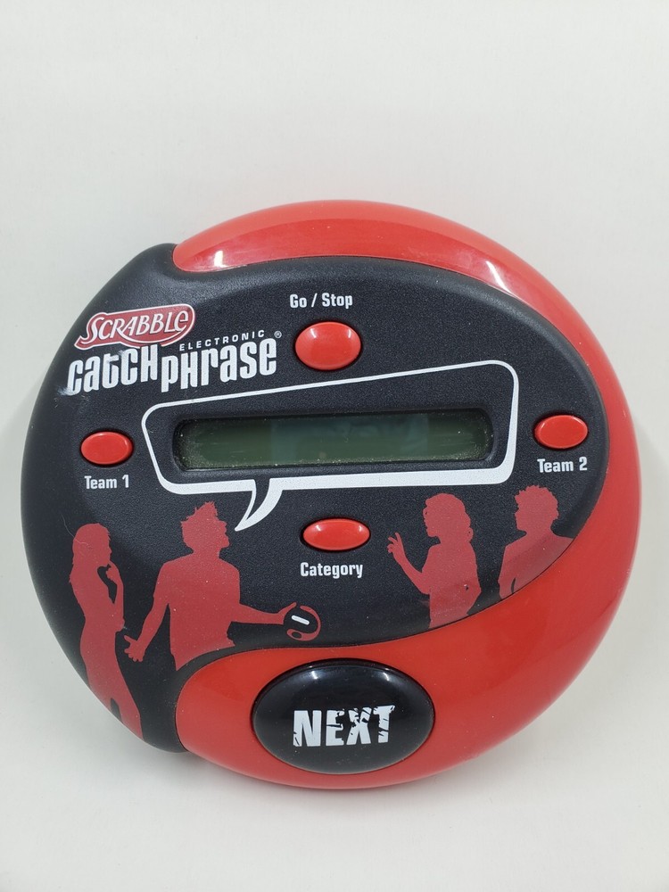 G6 Hasbro Scrabble Catch Phrase Handheld Electronic Game