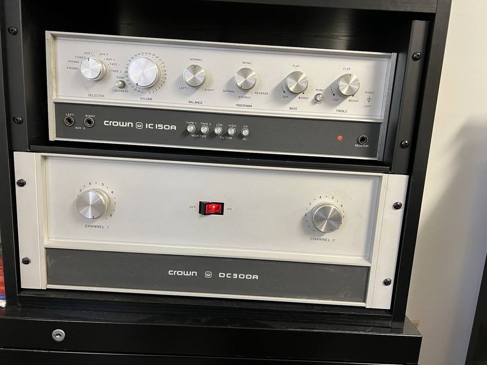 Crown Audio System Amp And Pre Amp