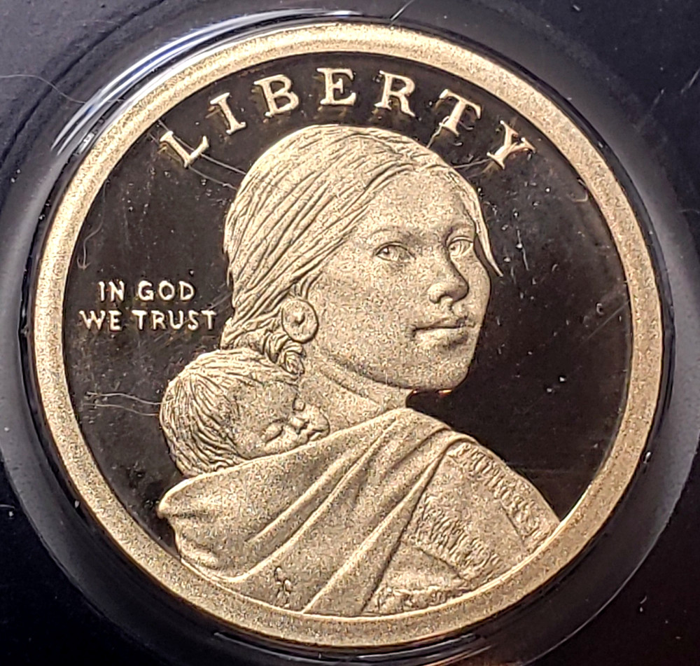 2016-S Sacagawea Code Talkers Golden Dollar Gem Proof