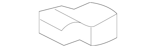 Genuine Ford Tailgate Stop Bumper HC3Z99439A00A