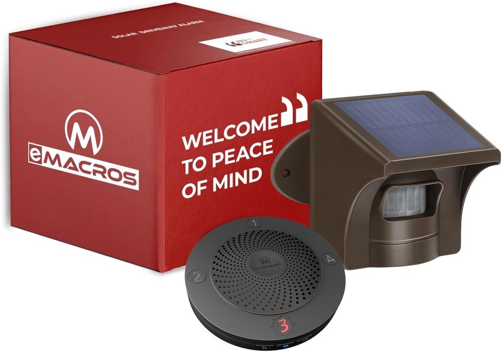 Outdoor Motion Sensor Alarm - Weatherproof Security