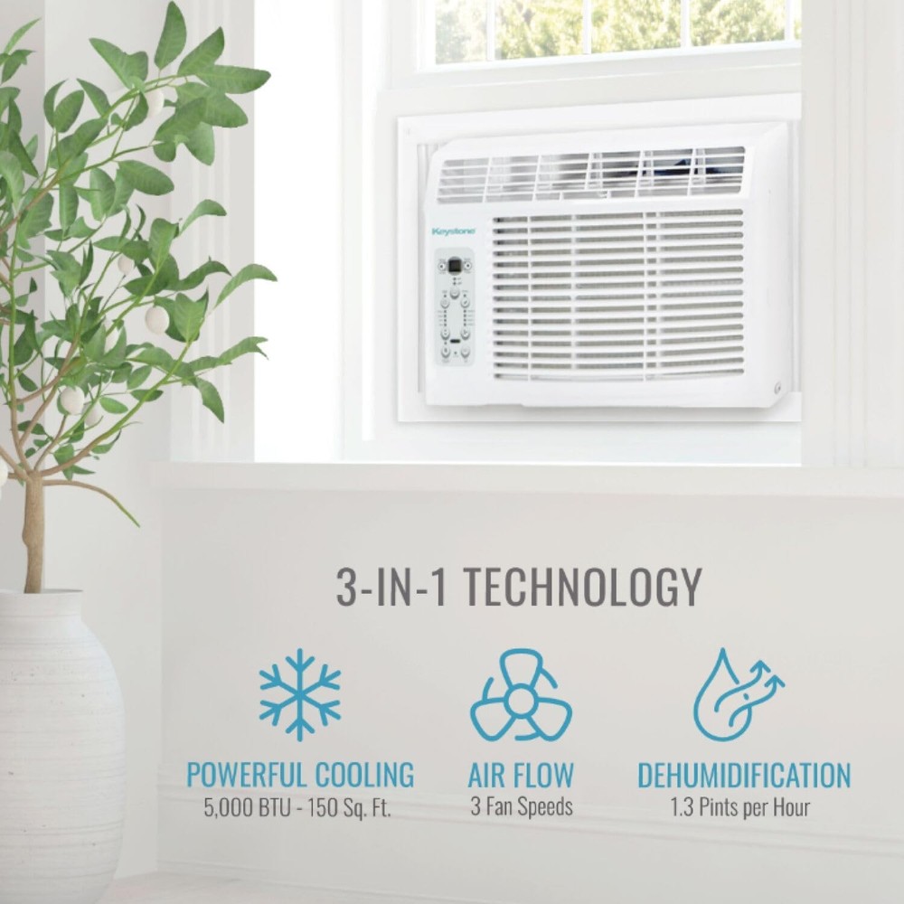 5000 BTU Window AC with Remote Quiet