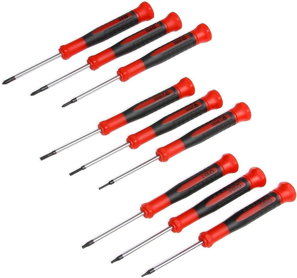 9-Piece Precision Screwdriver Set | Durable Chrome Vanadium with Magnetic Tips