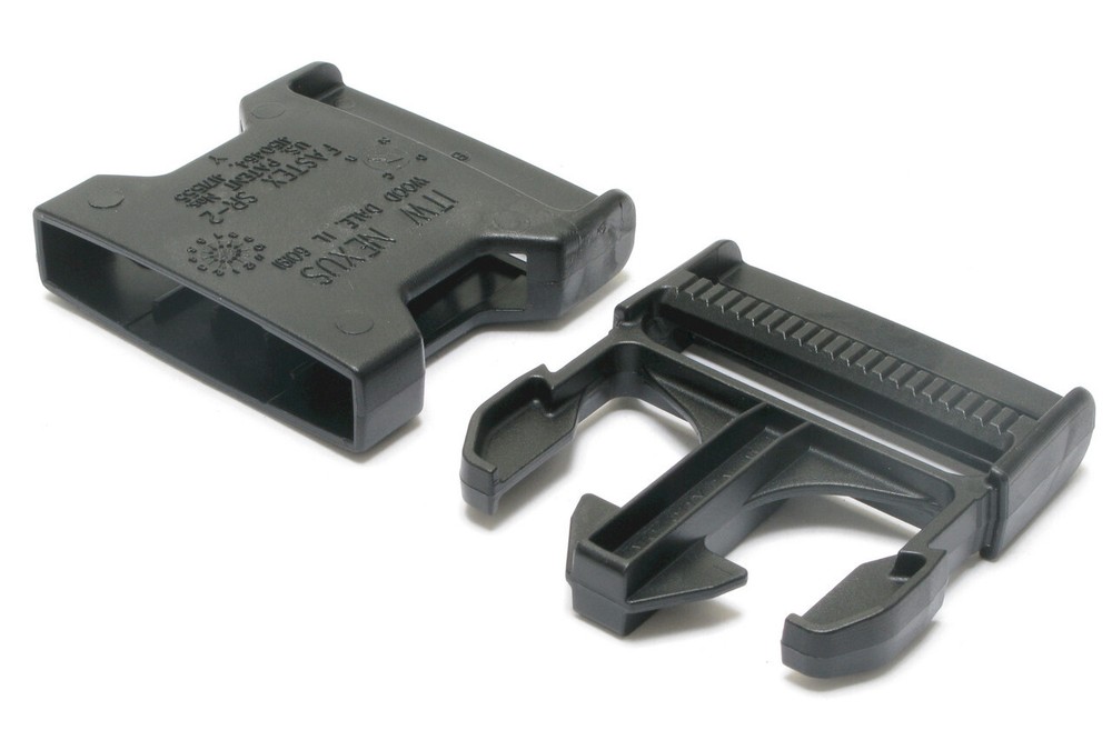 2 Inch Width Side Release Plastic Buckles, 2 sets