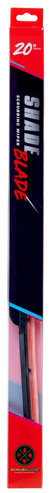 SCRUBBLADE 20'RED SILICONE SHADEBLADE WIP BLAE- CBR2000