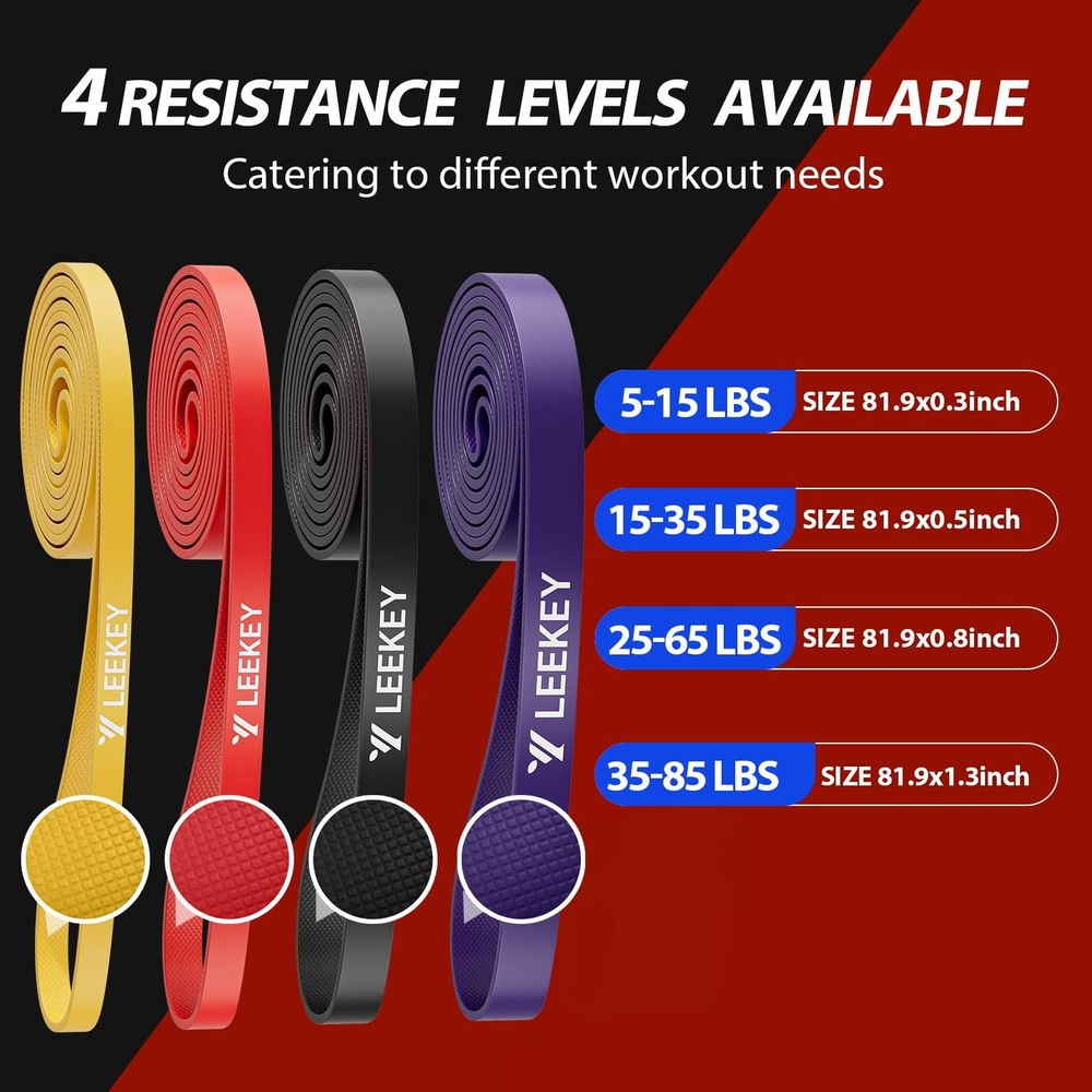 Resistance Bands, Exercise Bands,Pull Up Assist Bands - Bands for Working Out...