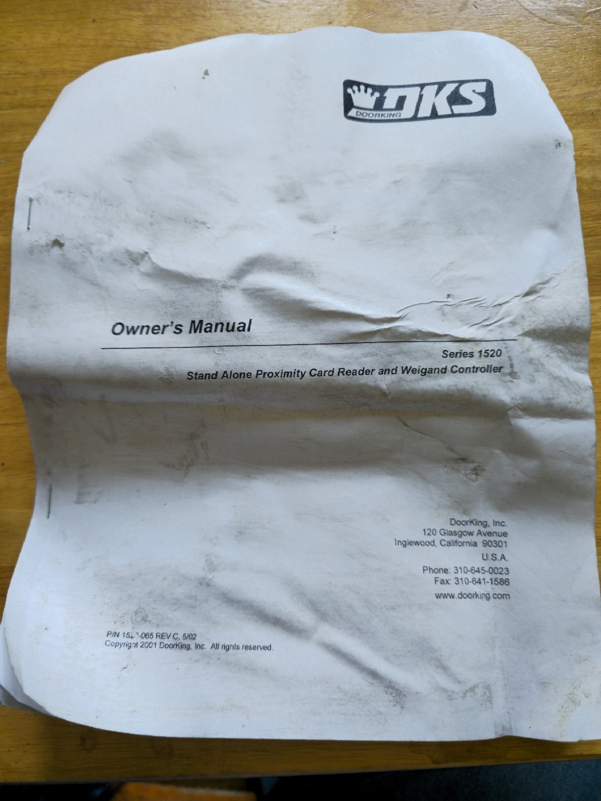 DoorKing 1520-080 Card Reader Lock