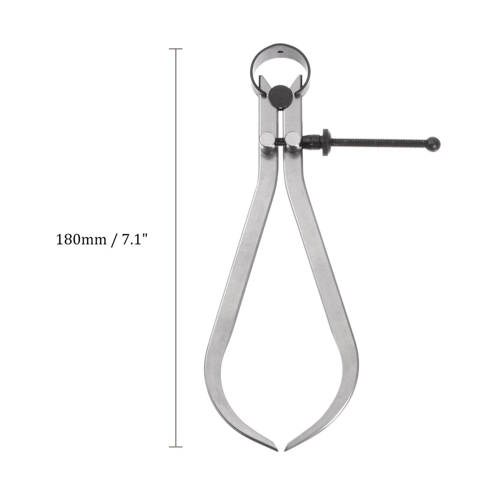 Spring Joint Caliper 6 " Carbon Steel Adjustable Spring Outside w Solid Nut